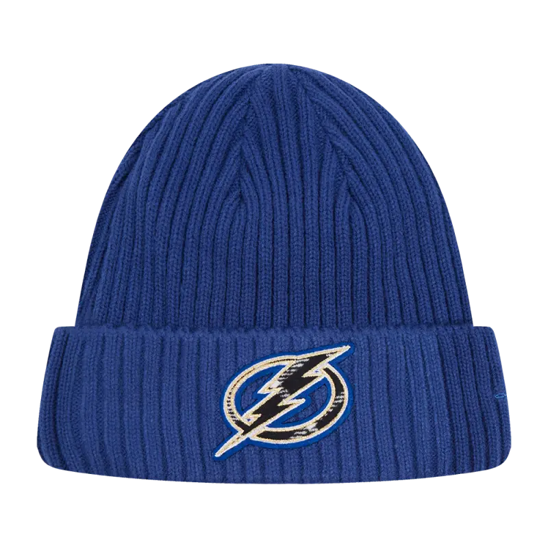 nhl tampa bay lightning pro prep knit beanie dodger blue